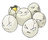Ken Sugimori Artwork of Exeggcute