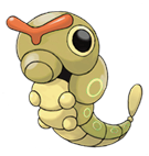 Ken Sugimori Artwork of Caterpie