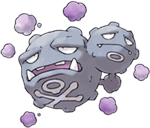 Ken Sugimori Artwork of Weezing
