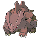 Ken Sugimori Artwork of Rhyhorn