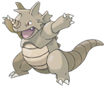 Ken Sugimori Artwork of Rhydon