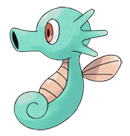 Ken Sugimori Artwork of Horsea