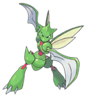 Ken Sugimori Artwork of Scyther
