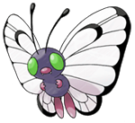 Ken Sugimori Artwork of Butterfree