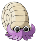 Ken Sugimori Artwork of Omanyte