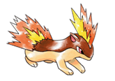 Ken Sugimori Artwork of Quilava
