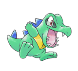 Ken Sugimori Artwork of Totodile