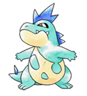 Ken Sugimori Artwork of Croconaw