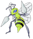 Ken Sugimori Artwork of Beedrill