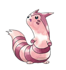 Ken Sugimori Artwork of Furret