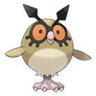 Ken Sugimori Artwork of Hoothoot