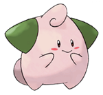Ken Sugimori Artwork of Cleffa