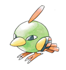 Ken Sugimori Artwork of Natu