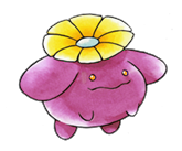 Ken Sugimori Artwork of Skiploom