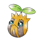 Ken Sugimori Artwork of Sunkern