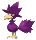 Ken Sugimori Artwork of Murkrow