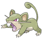 Ken Sugimori Artwork of Rattata