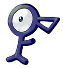 Ken Sugimori Artwork of Unown