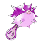 Ken Sugimori Artwork of Qwilfish