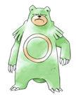 Ken Sugimori Artwork of Ursaring