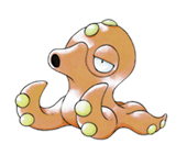 Ken Sugimori Artwork of Octillery