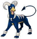 Ken Sugimori Artwork of Houndoom