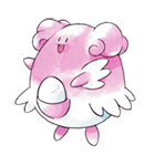 Ken Sugimori Artwork of Blissey
