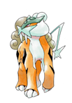 Ken Sugimori Artwork of Raikou