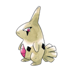 Ken Sugimori Artwork of Larvitar