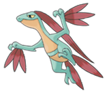 Ken Sugimori Artwork of Grovyle