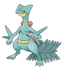 Ken Sugimori Artwork of Sceptile