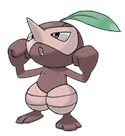 Ken Sugimori Artwork of Nuzleaf