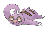 Ken Sugimori Artwork of Slakoth