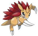Ken Sugimori Artwork of Sandslash