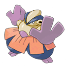 Ken Sugimori Artwork of Hariyama