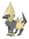 Ken Sugimori Artwork of Manectric