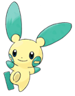 Ken Sugimori Artwork of Minun