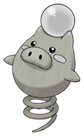 Ken Sugimori Artwork of Spoink