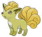 Ken Sugimori Artwork of Vulpix