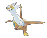 Ken Sugimori Artwork of Latias