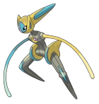 Ken Sugimori Artwork of Deoxys (Speed)