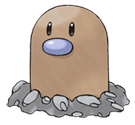 Ken Sugimori Artwork of Diglett