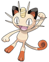 Ken Sugimori Artwork of Meowth