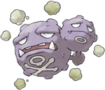 Ken Sugimori Artwork of Weezing