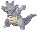 Ken Sugimori Artwork of Rhydon