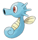 Ken Sugimori Artwork of Horsea