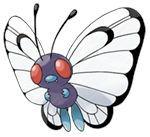 Ken Sugimori Artwork of Butterfree