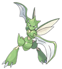 Ken Sugimori Artwork of Scyther
