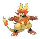 Ken Sugimori Artwork of Magmar
