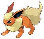 Ken Sugimori Artwork of Flareon
